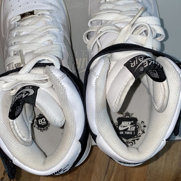 2008 Nike Air Force 1 mid volt yellow white - Picture 8 of 11